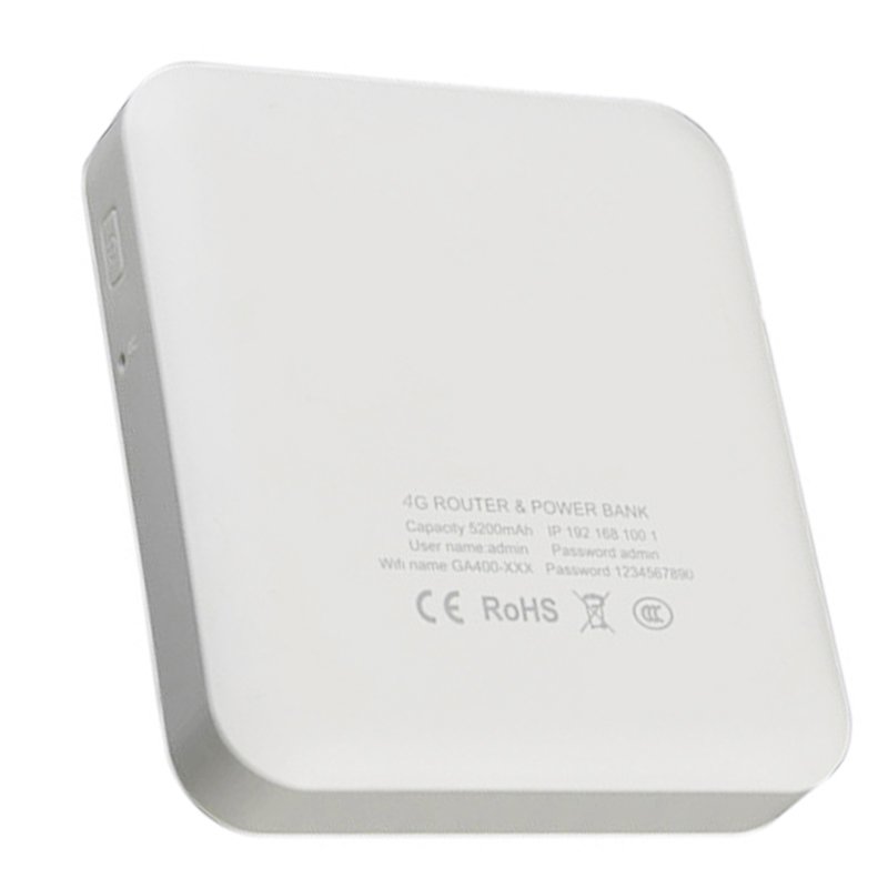 Power Bank Modem 5200mAh 4g LTE Wireless Wifi Router 3G 4G Internet Mobile Portable Hotspot MIFIs with SIM Card Slot